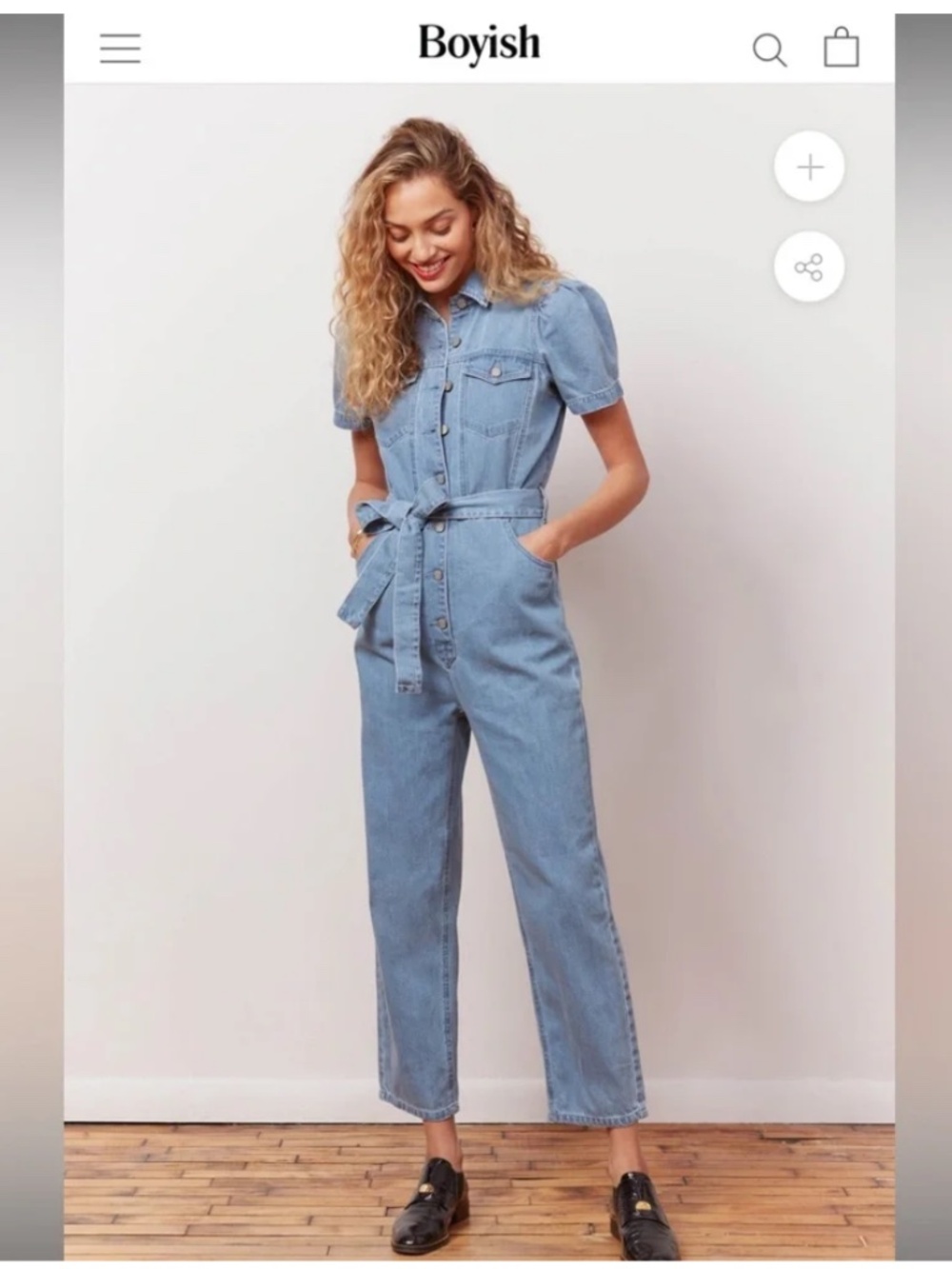 Boyish: The Guy Denim Coverall